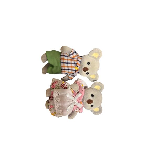 Lot Of Vintage Calico Critters Lab Dog Koala Bear 21 In Total Excellent Conditio - Picture 6 of 6